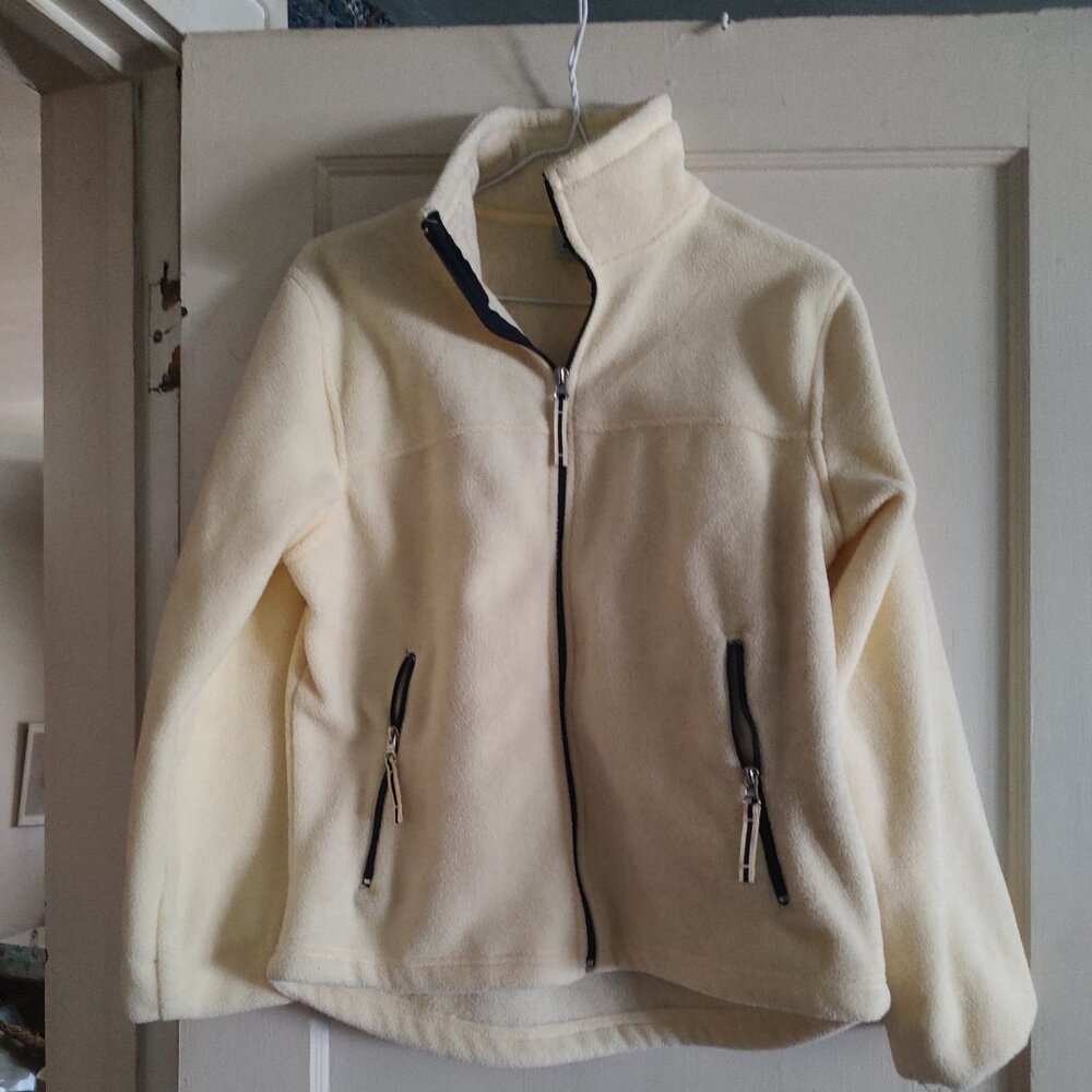 Vintage Athletic works fleece zip up medium
